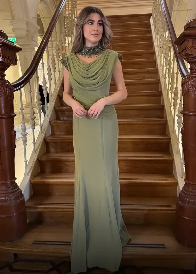 Serena Dress Groen Voor