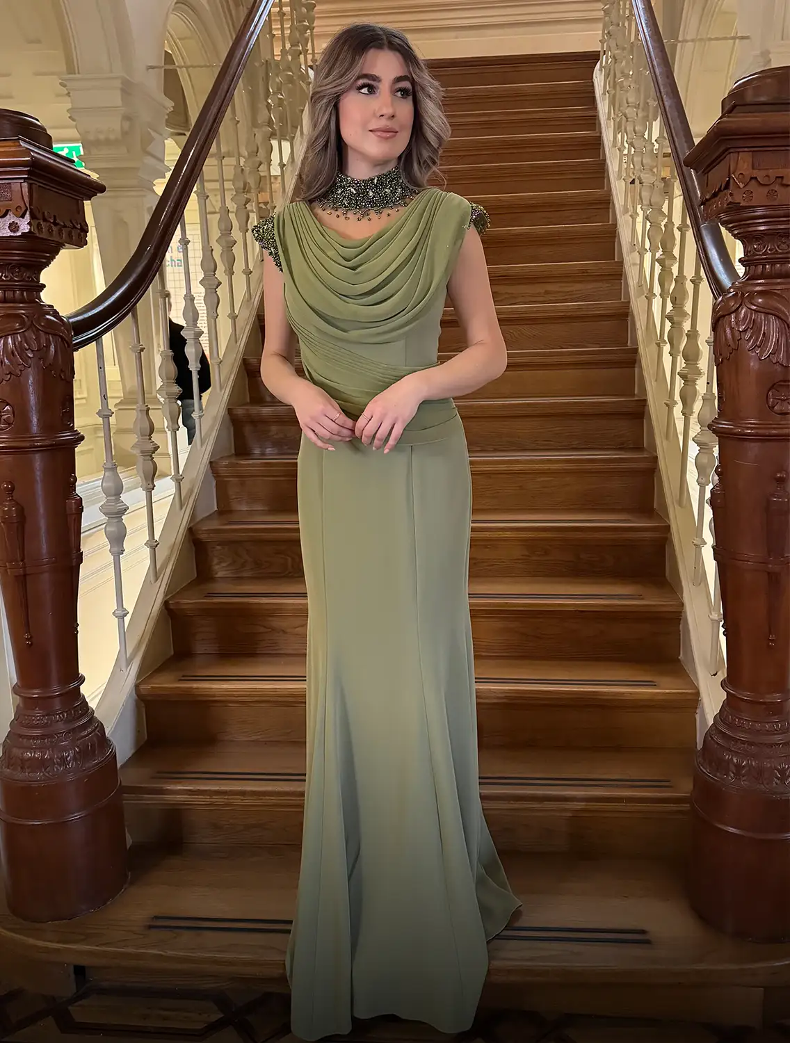 Serena Dress Groen Voor