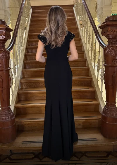 Serena Dress Zwart Achter