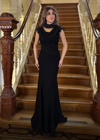 Serena Dress Zwart Voor