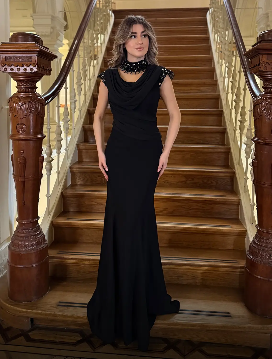 Serena Dress Zwart Voor