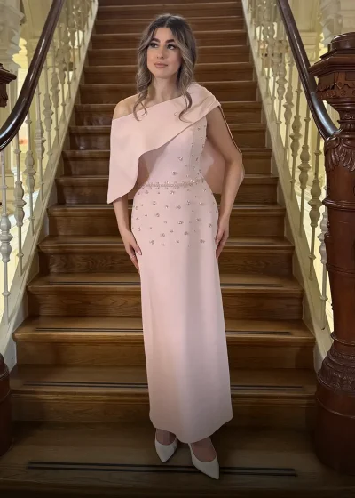 Damla Dress Roze Voor