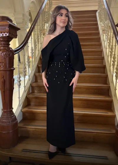 Damla Dress Zwart Voor