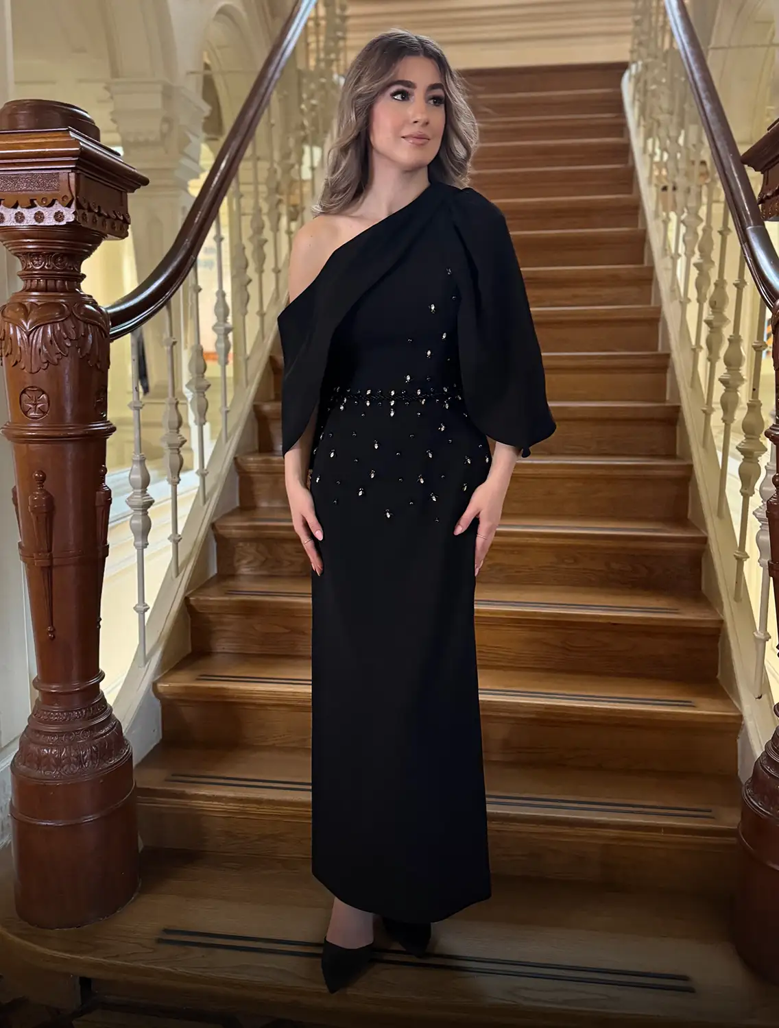 Damla Dress Zwart Voor