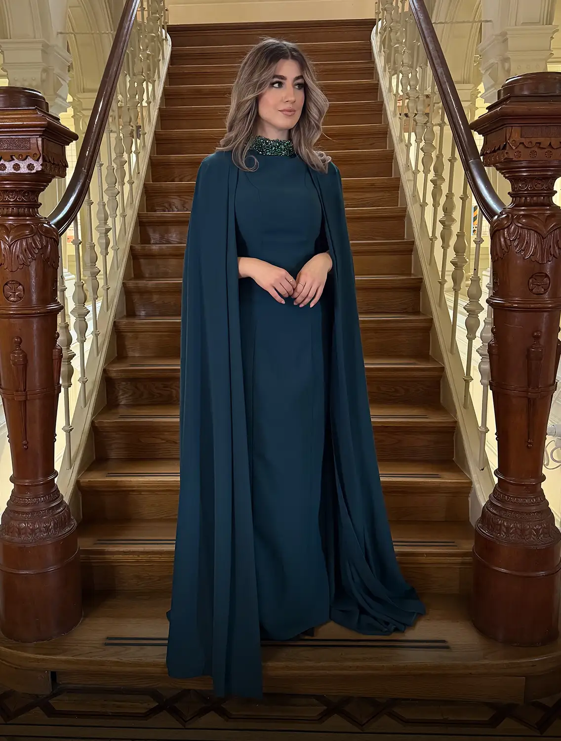 Livia Dress Aqua Voor