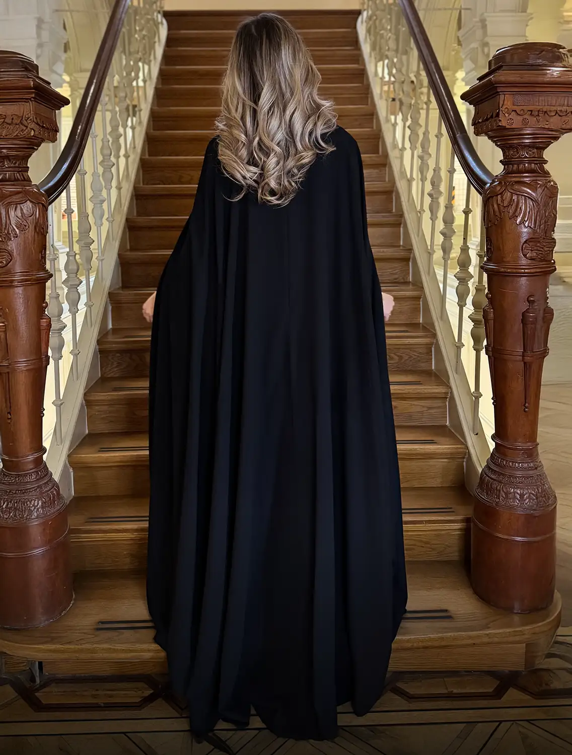 Livia Dress Zwart Achter