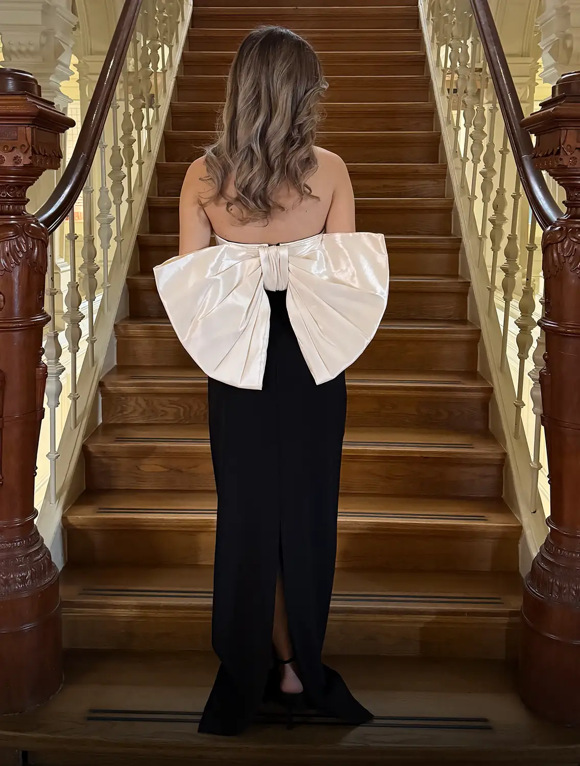 Marilyn Dress Zwart Achter