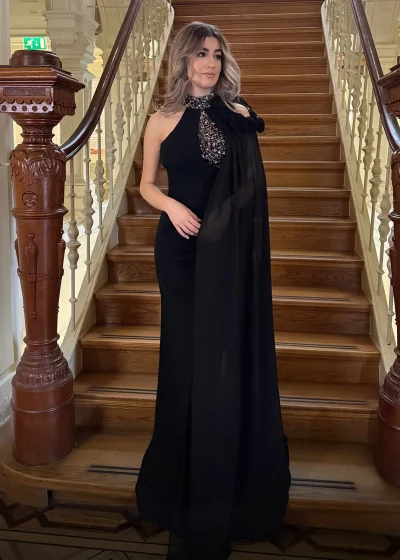 Rosalina Dress Zwart Voor