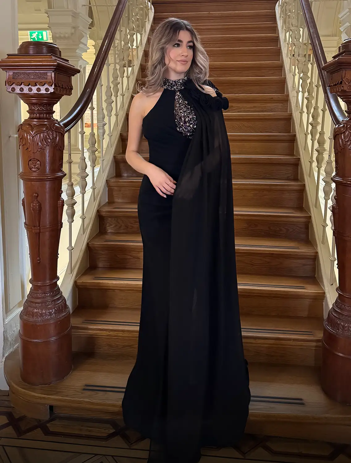 Rosalina Dress Zwart Voor