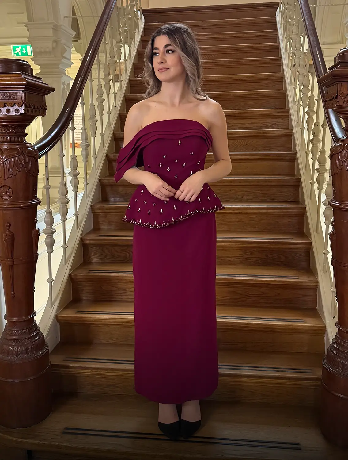 Tifanny Dress Fuchsia Voor