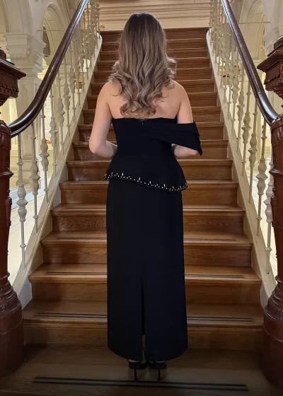 Tifanny Dress Zwart Achter