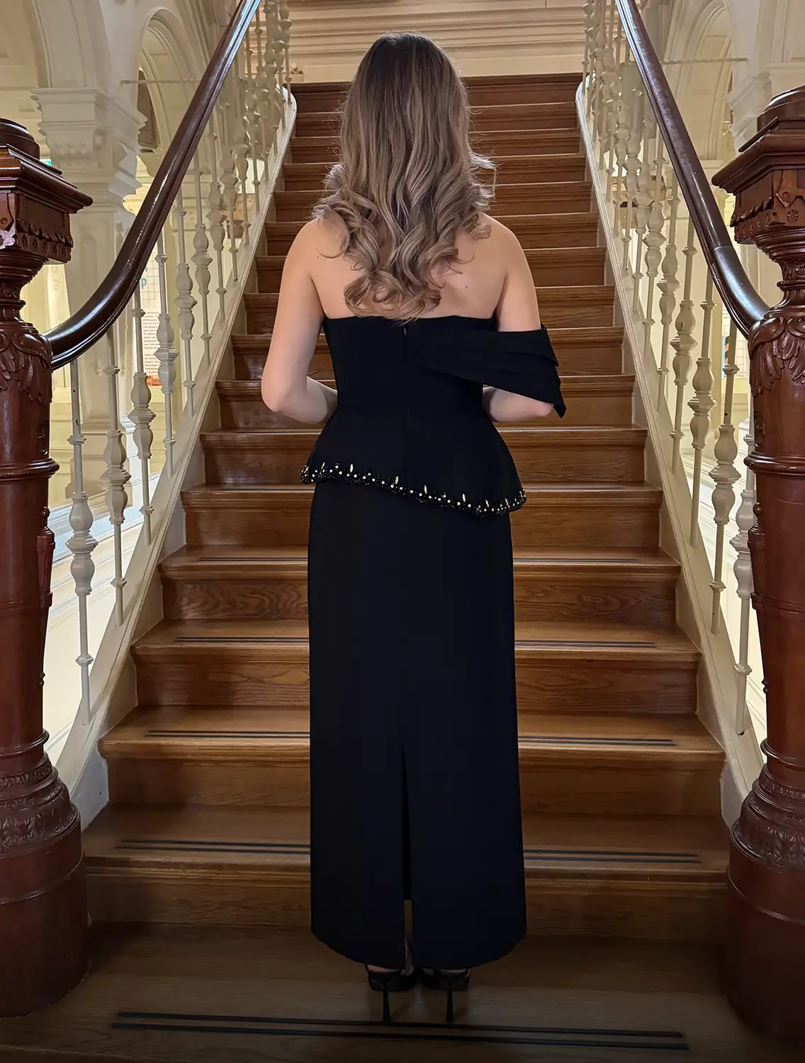 Tifanny Dress Zwart Achter