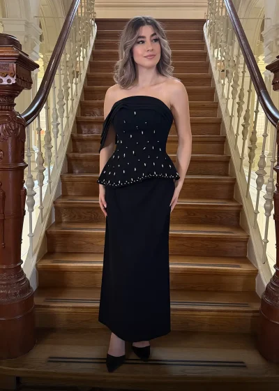 Tifanny Dress Zwart Voor