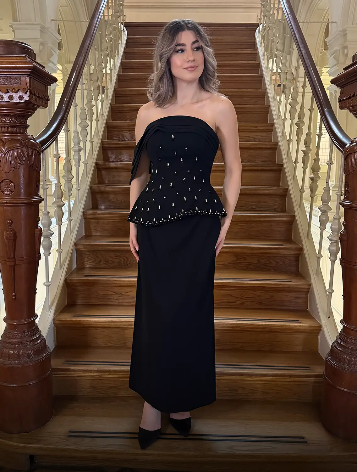 Tifanny Dress Zwart Voor