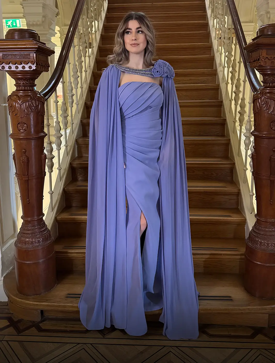 Violetta Dress Lila Voor