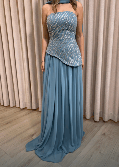 Brigitta Dress Blauw